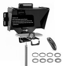 프롬프터 프롬프트 프롬포터 텔레 스마트폰 연설 tc3 teleprompter 휴대용 프롬프터 스마트폰 with remote