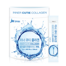 JW중외제약 이너 큐티콜라겐 저분자 생선 어류 콜라겐 펩타이드 30포