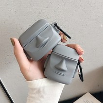 모아이 석상 에어팟 케이스 1세대 2세대 프로, ONE color, 에어팟1/2