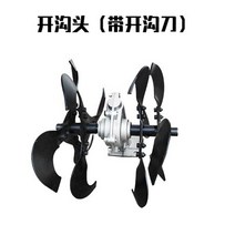 굴삭기 제초기 가솔린 전원 정원 잡초 및 토양 느슨한 휠 농부 위한 브러시 커터 잔디, 자주색