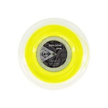 던롭 테니스 스트링 릴 스포츠 Explosive 스핀 String, Yellow, 16g-660 reel