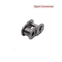 12A1 롤러 체인 피치 19.05mm 탄소강 산업용 변속기 체인체인 커넥터 1 개, Open Connector