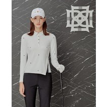 닥스 여성용 로고프린트 일자긴팔티 DNTS1C617