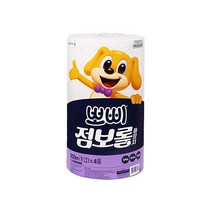 뽀삐 점보롤 600m, 4개입