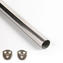 스텐 파이프 옷봉 옷걸이봉 소켓세트, 25파이-1000mm