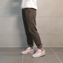 늘해찬 데일리 골덴밴딩 허리밴딩 슬림 배기 봄 가을 겨울 여자 조거 팬츠 6종(55-77)
