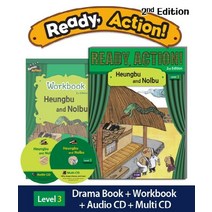 Ready Action 3: Heungbu and Nolbu(SB with CDs +WB), Ready Action 3: Heungbu and .., A List 편집부(저),A List.., A List