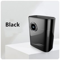 홈 제습기 음이온 공기 청정기 에너지 절약 공기 건조기 저소음 1200ml 물 탱크 자동 꺼짐 수분 흡수, 검은 색, 미국 플러그