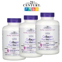 [2+1] 21세기센트리 슈퍼 콜라겐 6000mg 플러스 비타민C 180개 Collagen