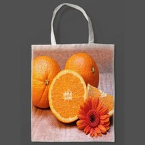 그림 에코백 프린트 여성가방 귤 FV-001