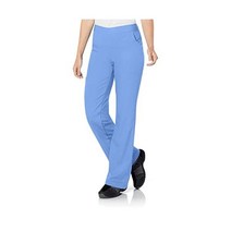 Landau Urbane 여성용 실키 소프트 스트레치 & 컴포터블 3포켓 카고 스크럽 팬츠 ceil X-Small