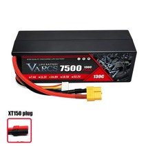rc카부품 Varcs 4S 배터리 Lipo 14.8v 15.2v 높은 Volitage 5200mAh 6300mAh 60C 120C, 24 1PCS4S7500130CXT150