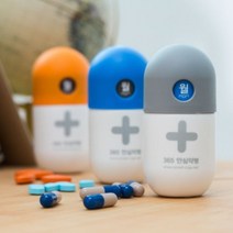 [천삼백케이] [스마트메디캡] 365안심약병(3개 SET), 그레이 3개