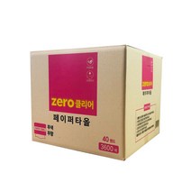 제로클리어 핸드타올 페이퍼타올 핸드페이퍼타올 3600매, 1box
