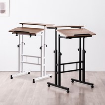 아이반 컴퓨터 책상 600 (블랙/화이트), 블랙