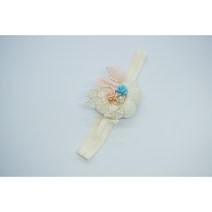 [가시나] 호박배씨 헤어밴드 애기헤어밴드 명절헤어밴드 (핸드메이드)