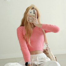 구름앙고라크롭니트CT