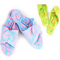 국산 건강 지압슬리퍼, 지압슬리퍼(그린), 본상품선택