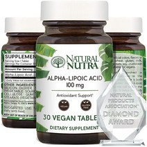 천연 뉴트라 R-알파 리포산(알파-리포산) R-Fraction ALA 함유