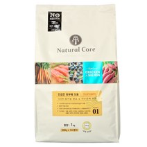 네추럴코어 치킨&연어 강아지 사료 7kg, 1개