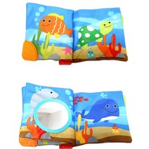 15개월 애기 오감놀이 손잡이 바다 헝겊책 오감자극 헝겊완구 선물추천