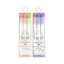 아트라인 데코 롤러 스탬프펜 3종세트 4개, 없음