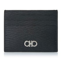[페라가모] 더블 간치니 장식 카드지갑 66 A302 NERO RED 0698914 /3