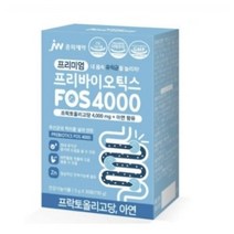 JW중외제약 프리미엄 프리바이오틱스 FOS 4000 플러스 아연 프락토올리고당 유산균, 30포, 36박스