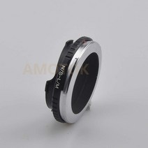 N / S to LM Lens Adapter for Nikon S Rangefinder Lens to for Leica M L / M M9 M8 M7 M6 M5 (Compatible TECHART LM-EA 7, 단일옵션