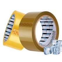 러버테이프 45M 50P 유리 반투명 불투명 강력접착, 황색 50P