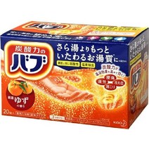 일본 바브 탄산 온천 입욕제 유자 향기 20정, 기본