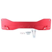 Qiilu Rear Lower Subframe Brace Tie Bar Subframe Bar for Honda Civic EM EP3 Acura RSX DC5(Red) null, 1, Red