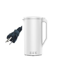 콩가는기계 두유기계 두유기 미니두유제조기휴대용 미니 밀크 쉐이크 두유 메이커 500ML 믹서기 스무디, 05 White 500ML_02 EU_02 220V