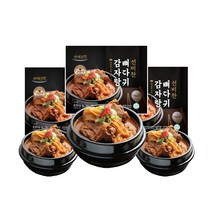 선비찬 뼈다귀감자탕 830g X 3봉 5봉 택일 국내산 우거지 부드러운 목뼈사용 뼈다귀해장국 HACCP, 3팩