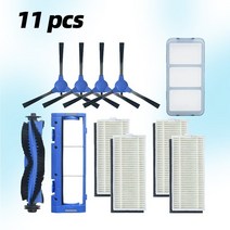 Anker Eufy Robovac과 호환되는 1 차 필터 롤러 사이드 브러시 ISEELIFE 진공 청소기 부품 30, 10 11 pcs