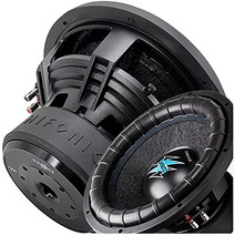 Hifonics BRW10D4 1600와트 10인치 Brutus 자동차 오디오 서브우퍼 헤비 게이지 포함 분말 코팅 알루미늄 다이캐스트 바구니 듀얼 70온스 자석 3인치 보이스 코일 - 듀얼 4옴 - 10인치