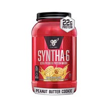 단백질 프로틴 BSN SYNTHA-6 Whey Protein Powder Chocolate Powder with Micellar Casein Milk Isolate Milksh, Peanut Butter, 28 Servings (Pack of 1)