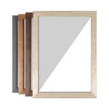 핀픽 고급 원목 액자 프레임 A4 A3 A2 A1 B4 B3 B2 8절 4절 2절 40x50 40x60 50x70cm 5x7 6x8 8x10 11x14 16x20 20x24인치, 9701브라운500, 2절 사이즈