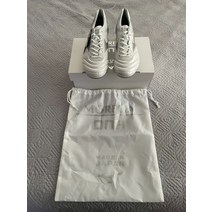 미즈노 축구화 희귀 모렐리아 DNA 일본 FG 클리츠 - 화이트/실버 사이즈 US8.5 CM26.5