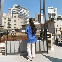 코지일이삼 여자 시크한 꾸안꾸 컷팅 무릎 찢청 프리미엄 와이드 팬츠 (7224176)