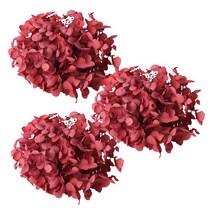 로맨틱노벰버 프리저브드 수국 3P, 와인