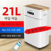 가정용제습기 고출력 지하실 가벼운 소리 침실 옷방 제습 저소음 20L 화장실 습기제거, 21L