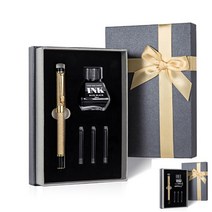 라이프랩 선물용 만년필 선물 만년필잉크세트 대학생졸업선물 고등학생졸업선물 졸업기념품 만연필 골드