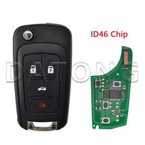 자동차키 Datong 세계 자동차 원격 키 쉐보레 크루즈 올랜도 말리부 아베오 스파크 315433 MHz ID46 칩 스, 03 3 Plus1 BT_02 434 Mhz