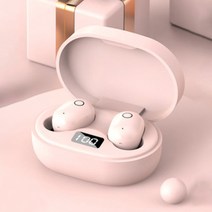 노이즈캔슬링 무선블루투스 5.2 이어폰 커널형, 핑크