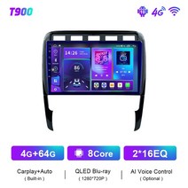 블루레이플레이어 재생기 EKIY T900 8G 첫번째28G For Porsche Cayenne I 첫번째 9PA 2002 2003 2004 2005 2006 2007 2008 20, [06] T900 4G 64G