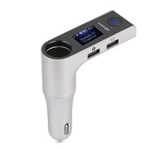 Car FM Transmitter Bluetooth-compatible Wireless Handsfree AUDI 호환 o Receiver Auto MP3 Player USB Fa, [01] 은