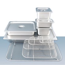 스텐밧드모음 밧드 커버 드레인 업소용 반찬냉장고 바트 스텐27종 야채통 김밥집 보관용기, 커버 및 드레인, 스텐 노칭 커버