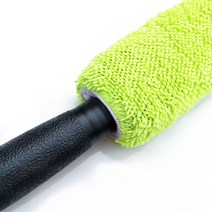 견고한 1PC Car Wash Detailing Cleaning Brush Microfiber Wheel Rim For Trunk Motorcycle Auto, 04 green