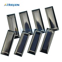 태양광 발전기 10 개 0.5 볼트 100ma 태양 전지 패널 미니 시스템 DIY 모듈 배터리 휴대 전화 충전기 휴대용, 단일옵션